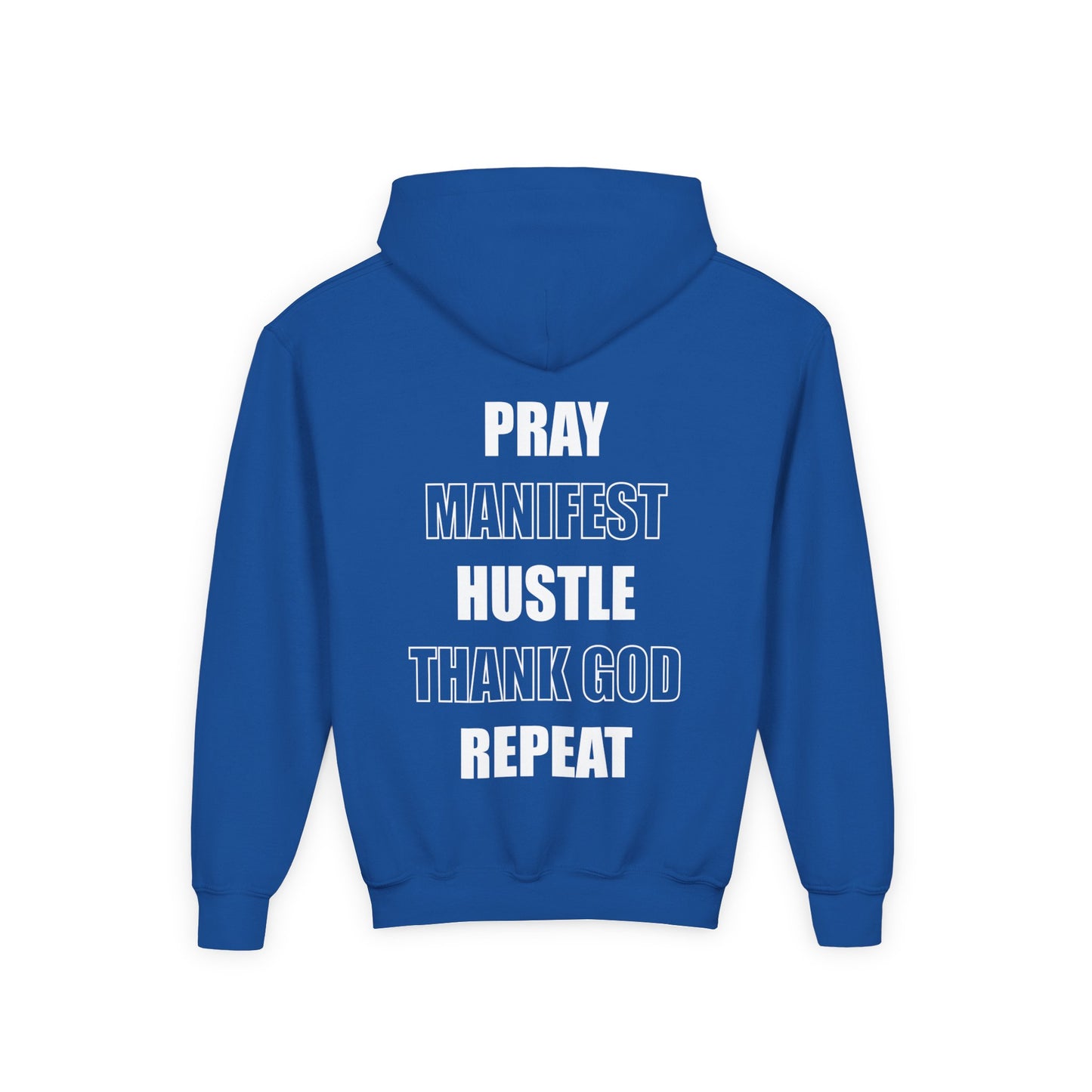 Youth Hoodie: 'God Loves You Homie' Inspirational Sweatshirt, Motivational Gift for Teens, Cozy Casual Wear, Perfect for Any Occasion