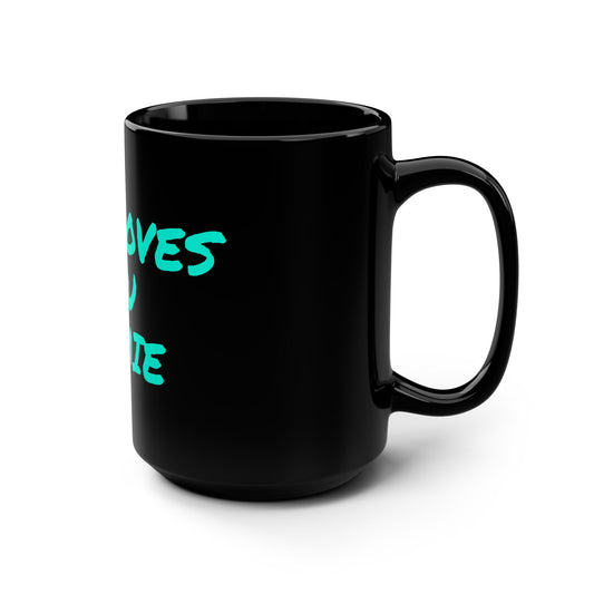 God Loves You Homie Black Mug - 15oz, Motivational Coffee Cup, Inspirational Gift, Unique Home Decor, Perfect for Friends