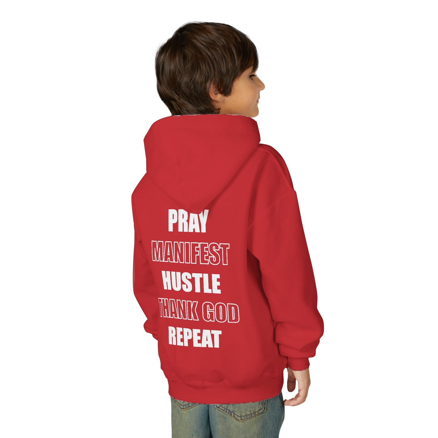 Youth Hoodie: 'God Loves You Homie' Inspirational Sweatshirt, Motivational Gift for Teens, Cozy Casual Wear, Perfect for Any Occasion