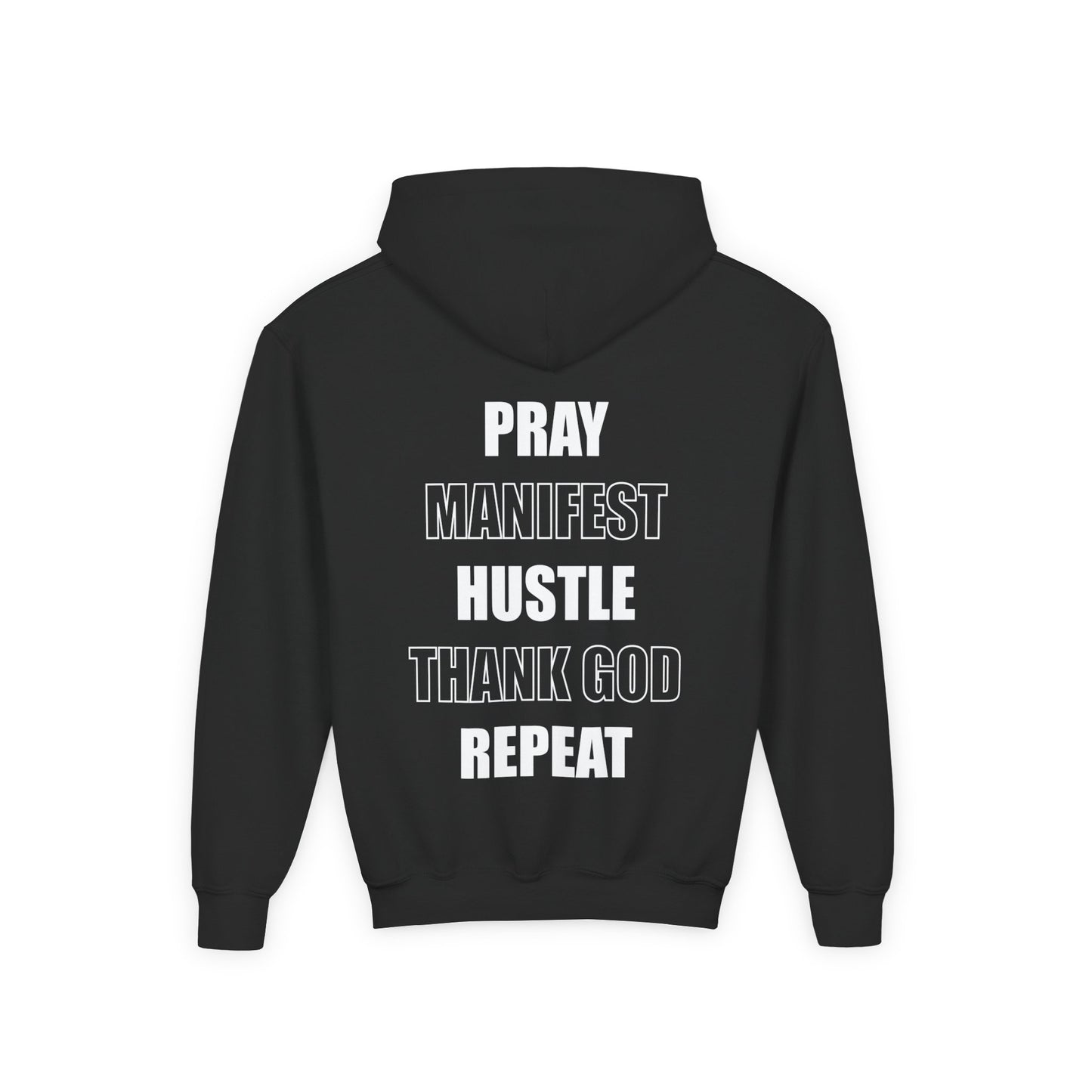Youth Hoodie: 'God Loves You Homie' Inspirational Sweatshirt, Motivational Gift for Teens, Cozy Casual Wear, Perfect for Any Occasion