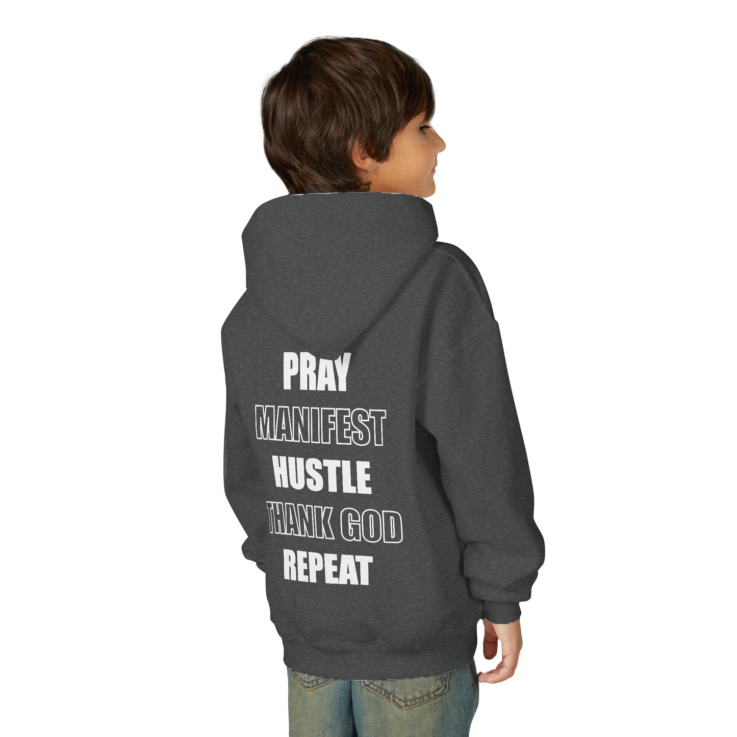 Youth Hoodie: 'God Loves You Homie' Inspirational Sweatshirt, Motivational Gift for Teens, Cozy Casual Wear, Perfect for Any Occasion