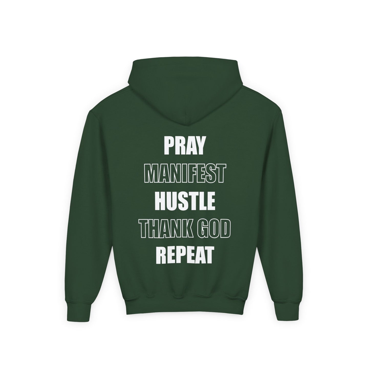 Youth Hoodie: 'God Loves You Homie' Inspirational Sweatshirt, Motivational Gift for Teens, Cozy Casual Wear, Perfect for Any Occasion