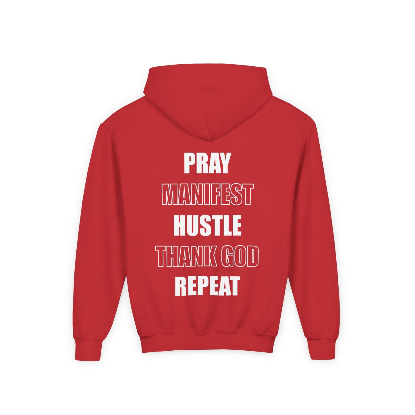 Youth Hoodie: 'God Loves You Homie' Inspirational Sweatshirt, Motivational Gift for Teens, Cozy Casual Wear, Perfect for Any Occasion