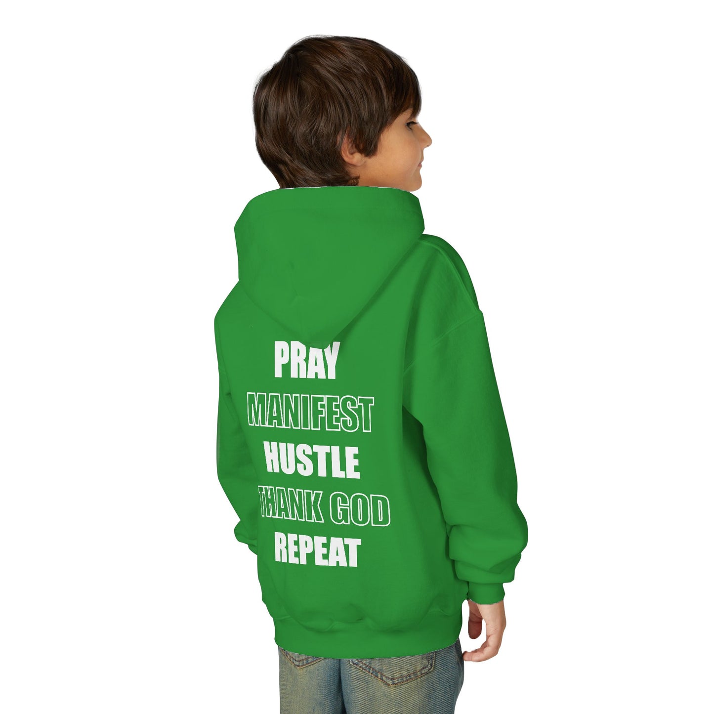 Youth Hoodie: 'God Loves You Homie' Inspirational Sweatshirt, Motivational Gift for Teens, Cozy Casual Wear, Perfect for Any Occasion