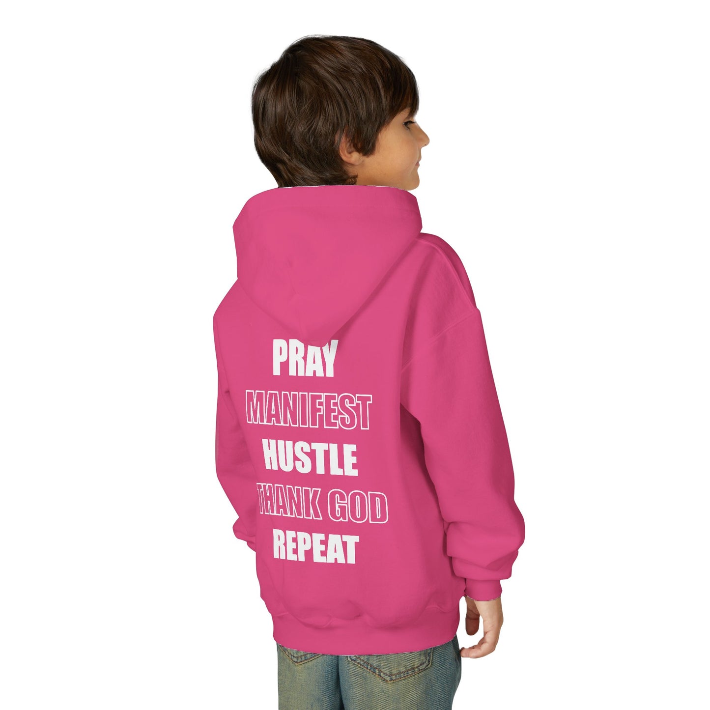 Youth Hoodie: 'God Loves You Homie' Inspirational Sweatshirt, Motivational Gift for Teens, Cozy Casual Wear, Perfect for Any Occasion