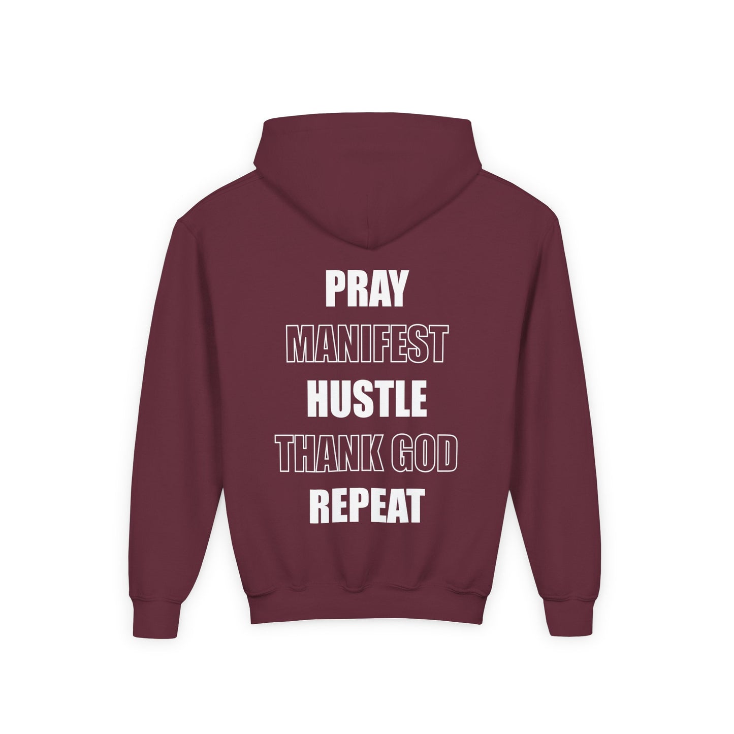 Youth Hoodie: 'God Loves You Homie' Inspirational Sweatshirt, Motivational Gift for Teens, Cozy Casual Wear, Perfect for Any Occasion