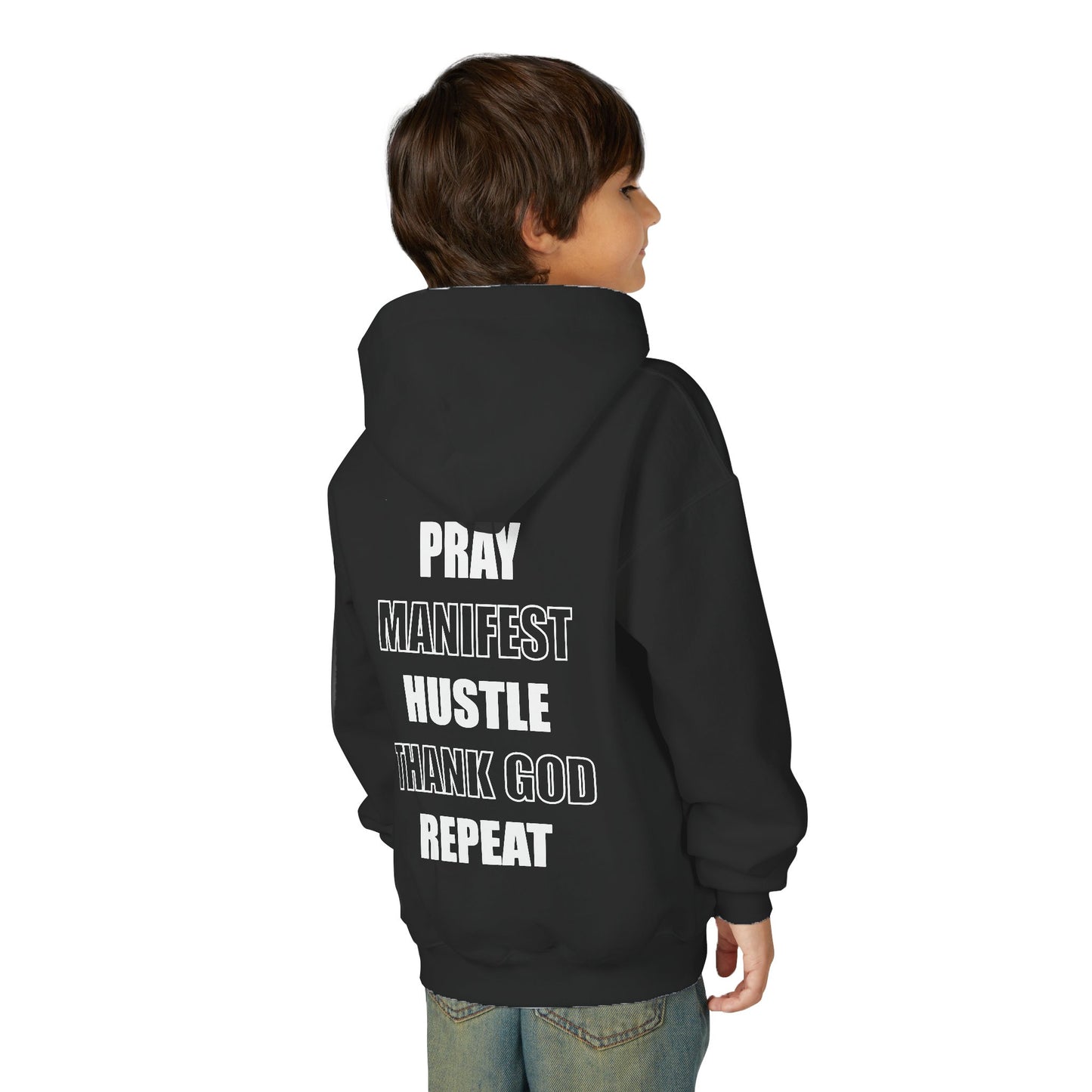 Youth Hoodie: 'God Loves You Homie' Inspirational Sweatshirt, Motivational Gift for Teens, Cozy Casual Wear, Perfect for Any Occasion