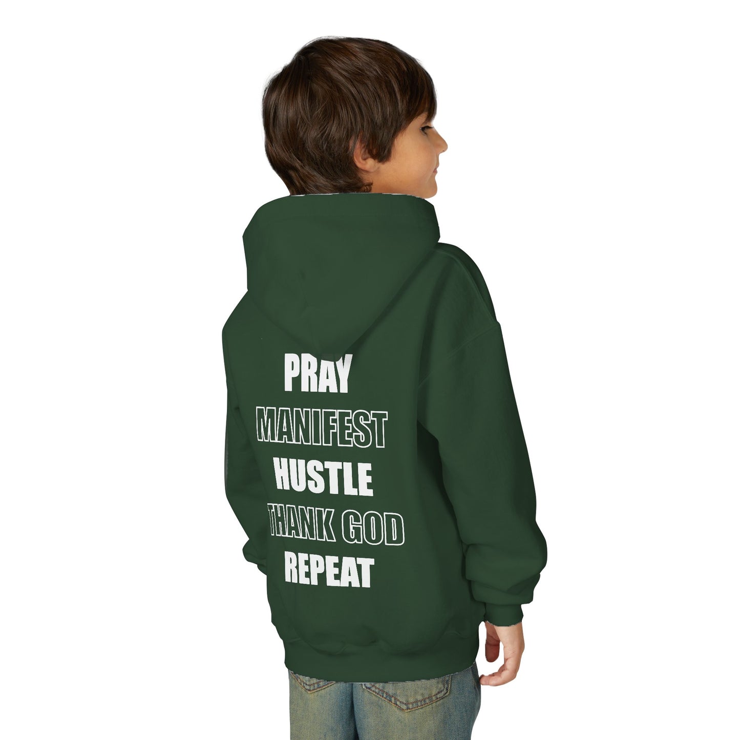 Youth Hoodie: 'God Loves You Homie' Inspirational Sweatshirt, Motivational Gift for Teens, Cozy Casual Wear, Perfect for Any Occasion