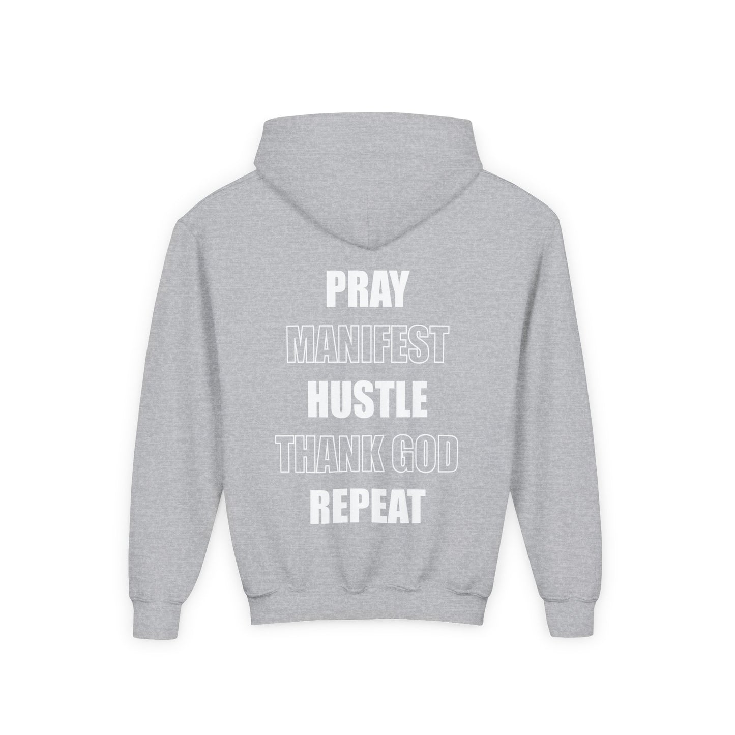 Youth Hoodie: 'God Loves You Homie' Inspirational Sweatshirt, Motivational Gift for Teens, Cozy Casual Wear, Perfect for Any Occasion