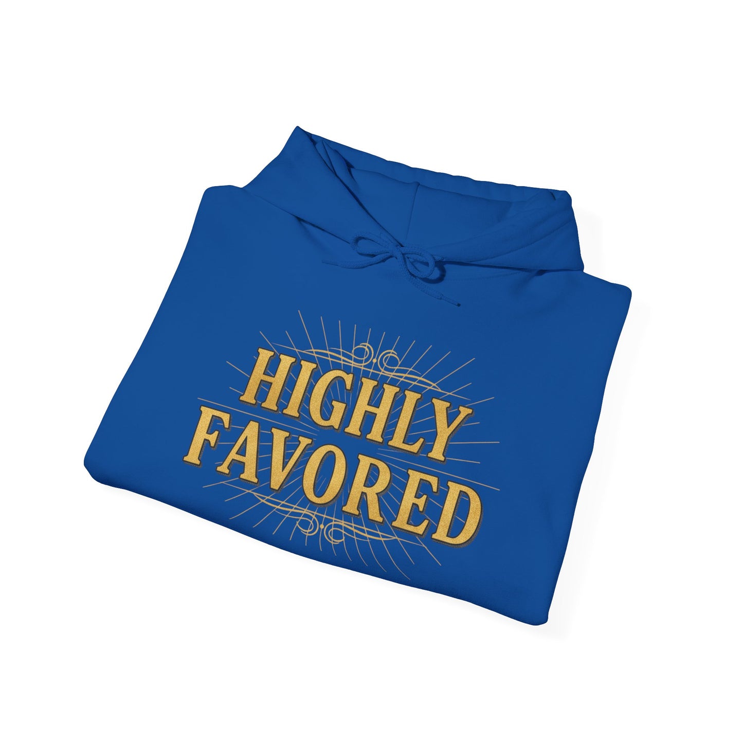 Highly Favored Hoodie — ‘Each One Teach One’ Cross Christian Pullover