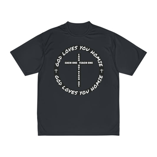 Men's Performance T-Shirt with Motivational Quotes: Fitness Wear, Gym Apparel, Inspirational Activewear, Workout Shirt, Gift for Him