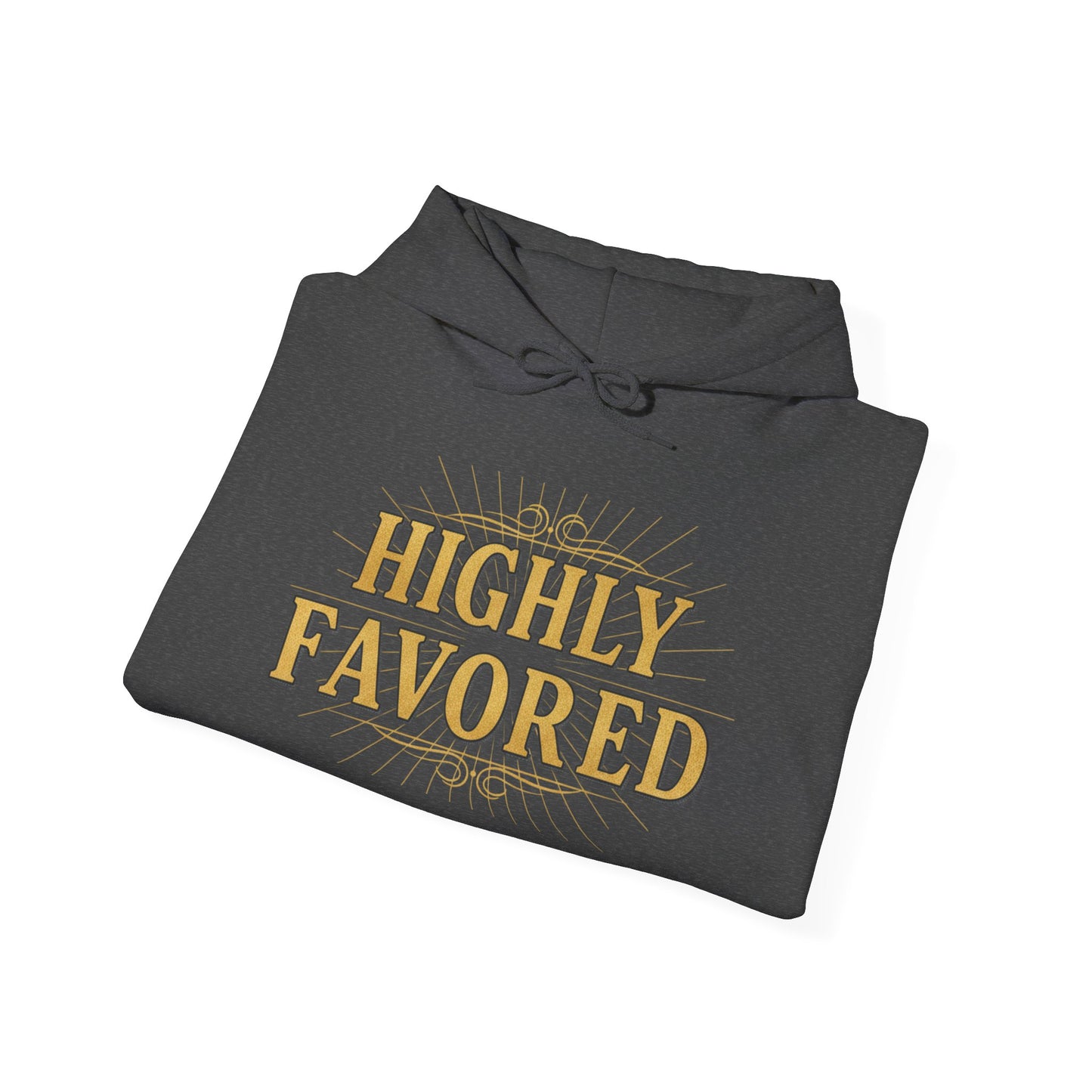Highly Favored Hoodie — ‘Each One Teach One’ Cross Christian Pullover