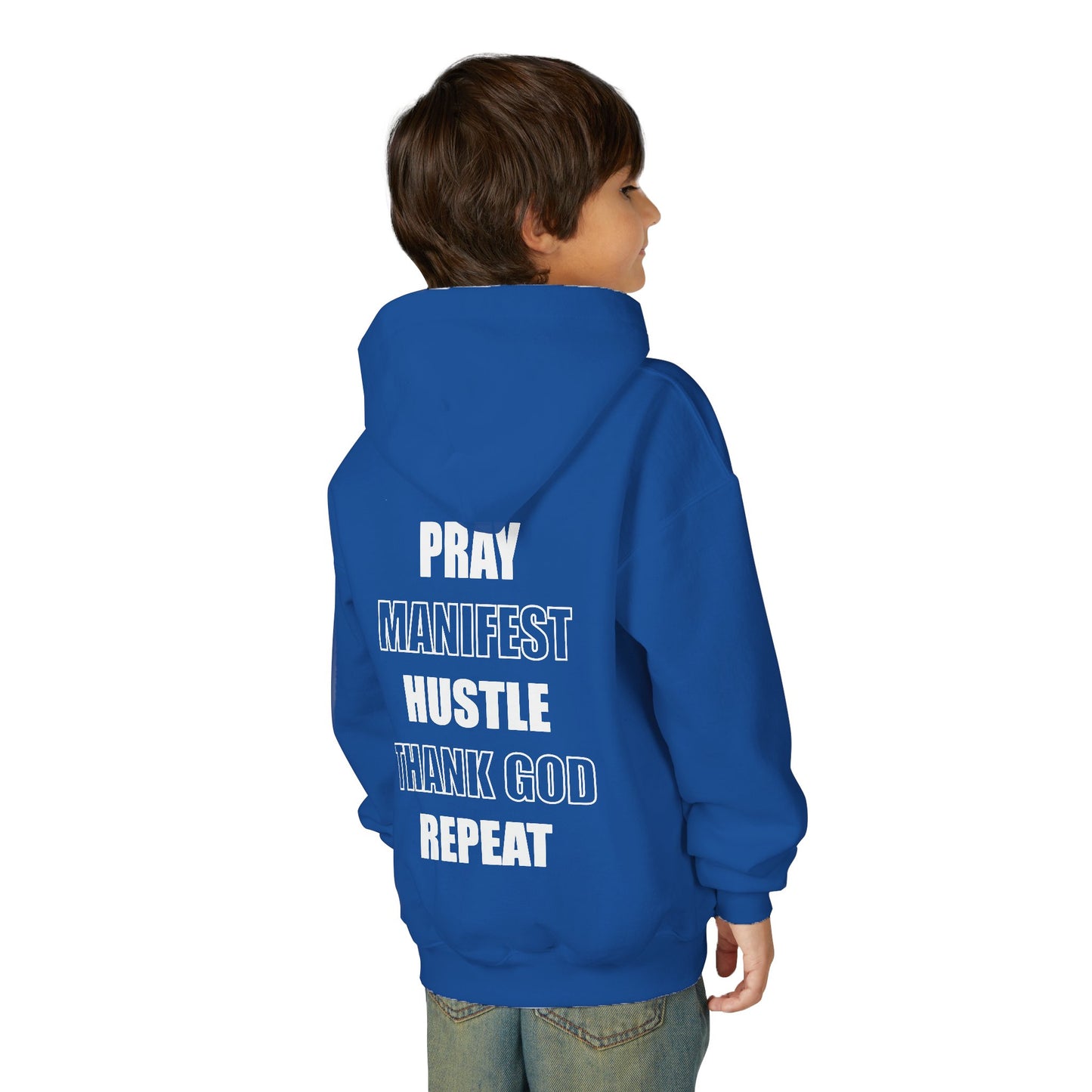 Youth Hoodie: 'God Loves You Homie' Inspirational Sweatshirt, Motivational Gift for Teens, Cozy Casual Wear, Perfect for Any Occasion