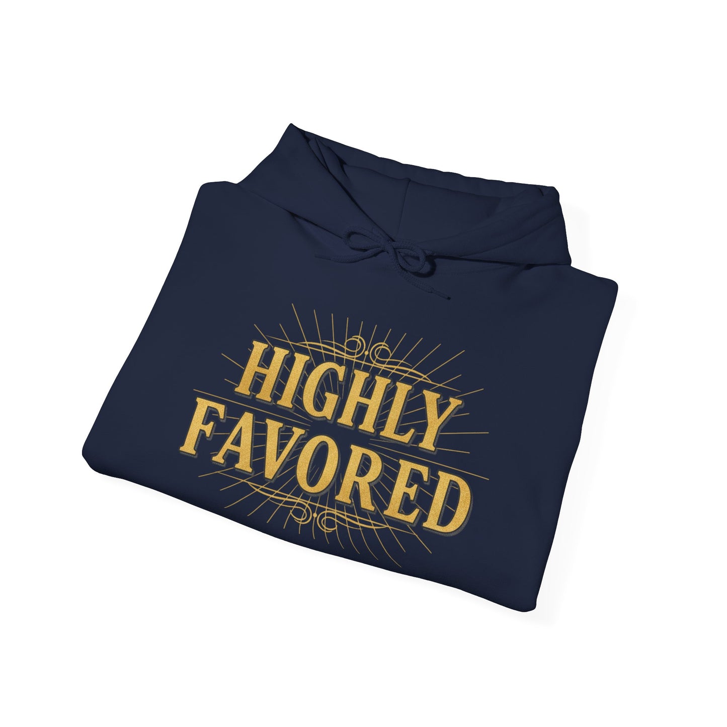 Highly Favored Hoodie — ‘Each One Teach One’ Cross Christian Pullover