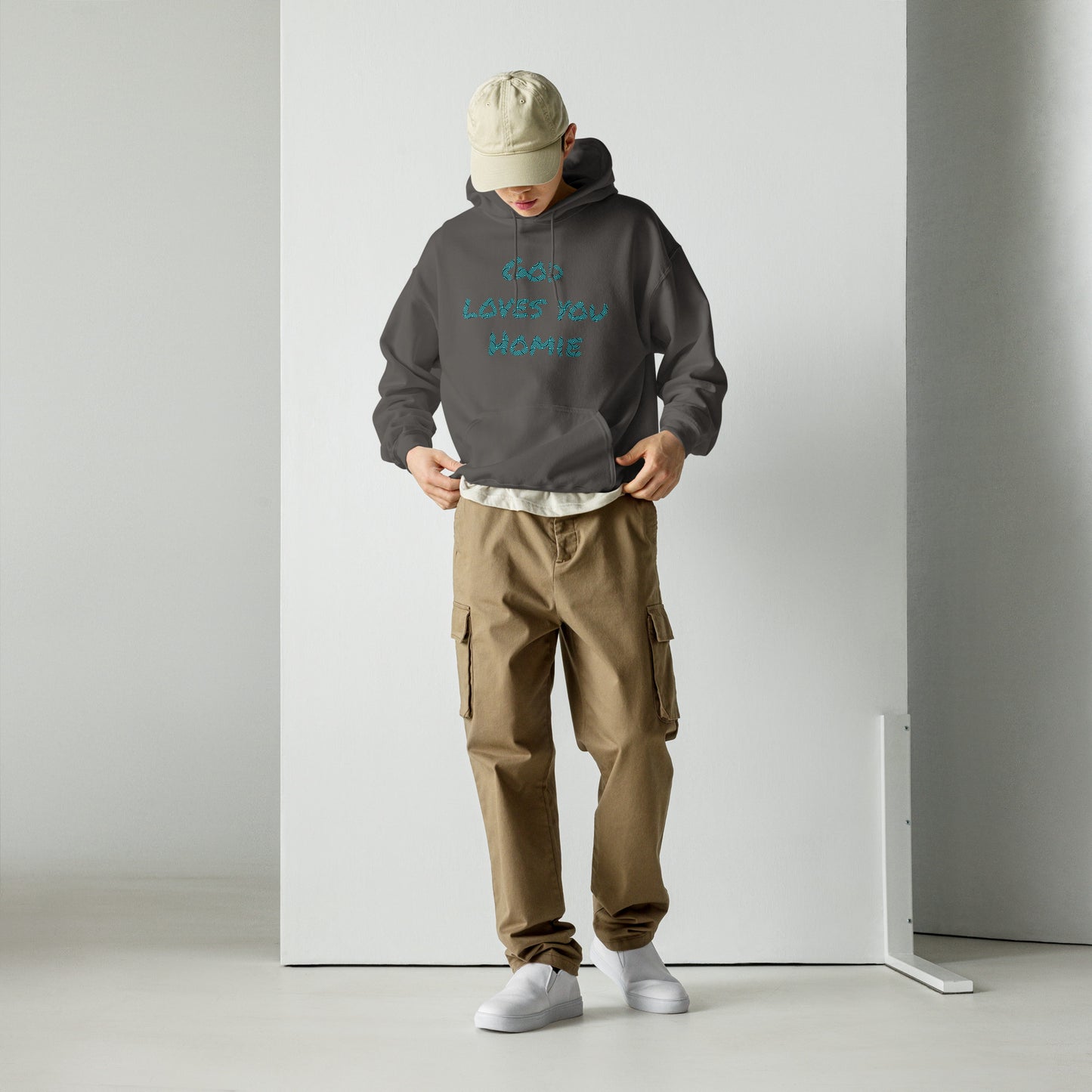 Highly Favored Unisex God Loves You Homie Hoodie - God loves you Homie